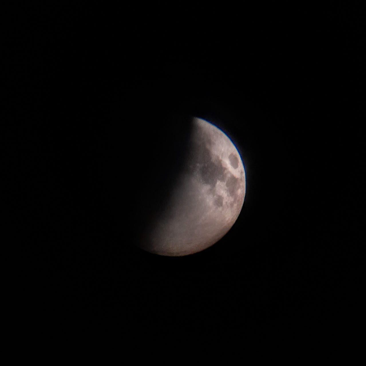 Tried to capture the lunar eclipse